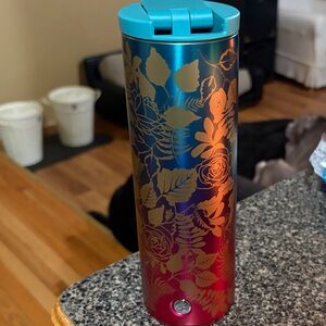 Starbucks Multicolor Floral Tumbler